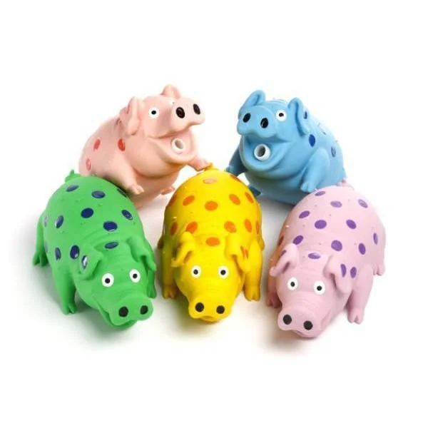 - Pet educational toy recommendationsMultipet Globlets 9" Assorted Latex Pig