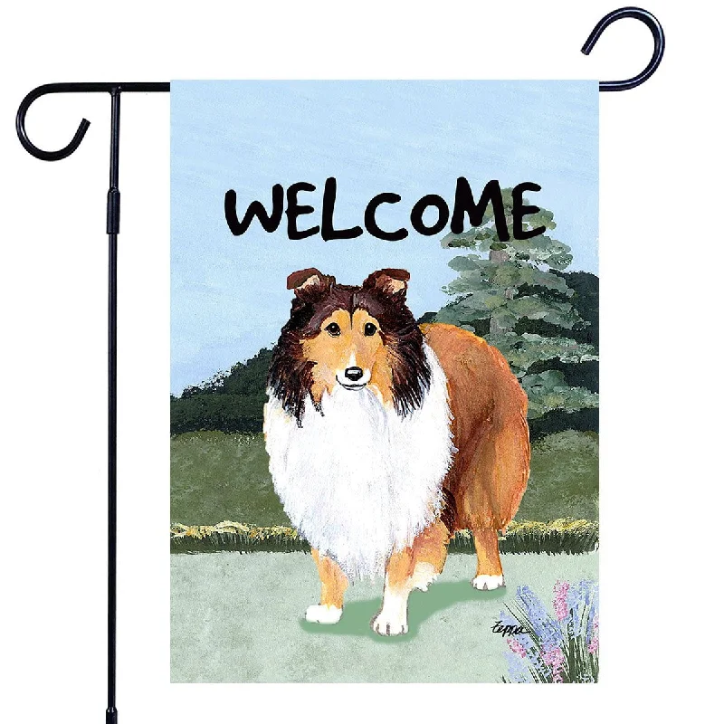 - Foldable and portable cat bagShetland Sheepdog Garden Flag