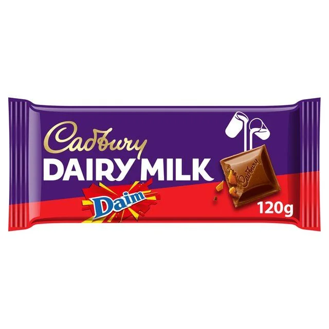 - Custom pet birthday cakeCadbury Dairy Milk Daim Chocolate Bar   120g