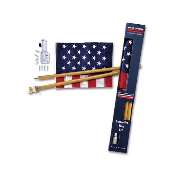 - Summer pet ice matUS Flag Kit with Wood Pole