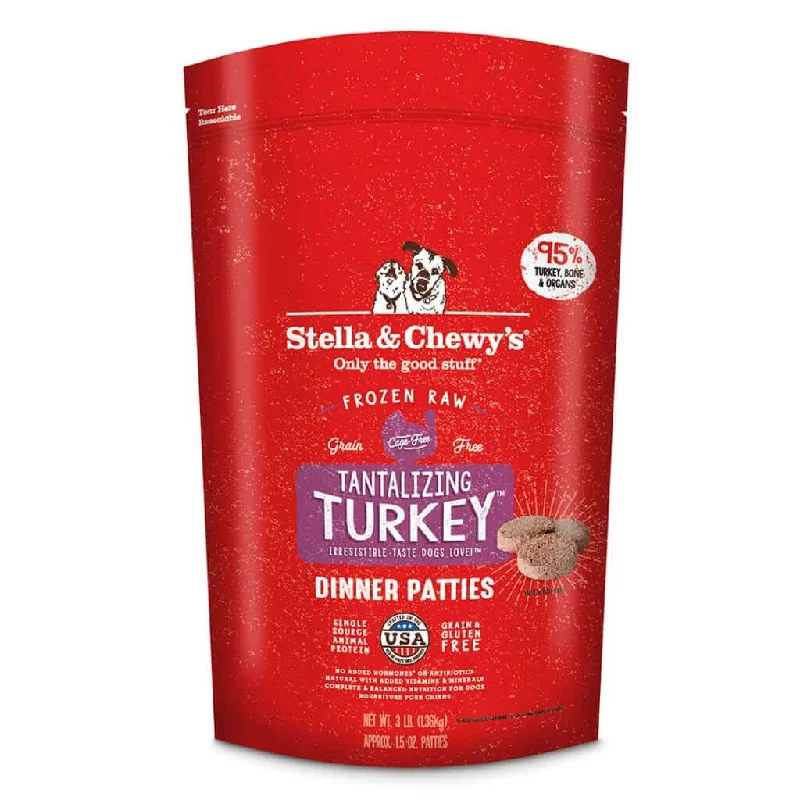 - How is Birgi dog foodStella & Chewy's Tantalizing Turkey Patties Dog Food