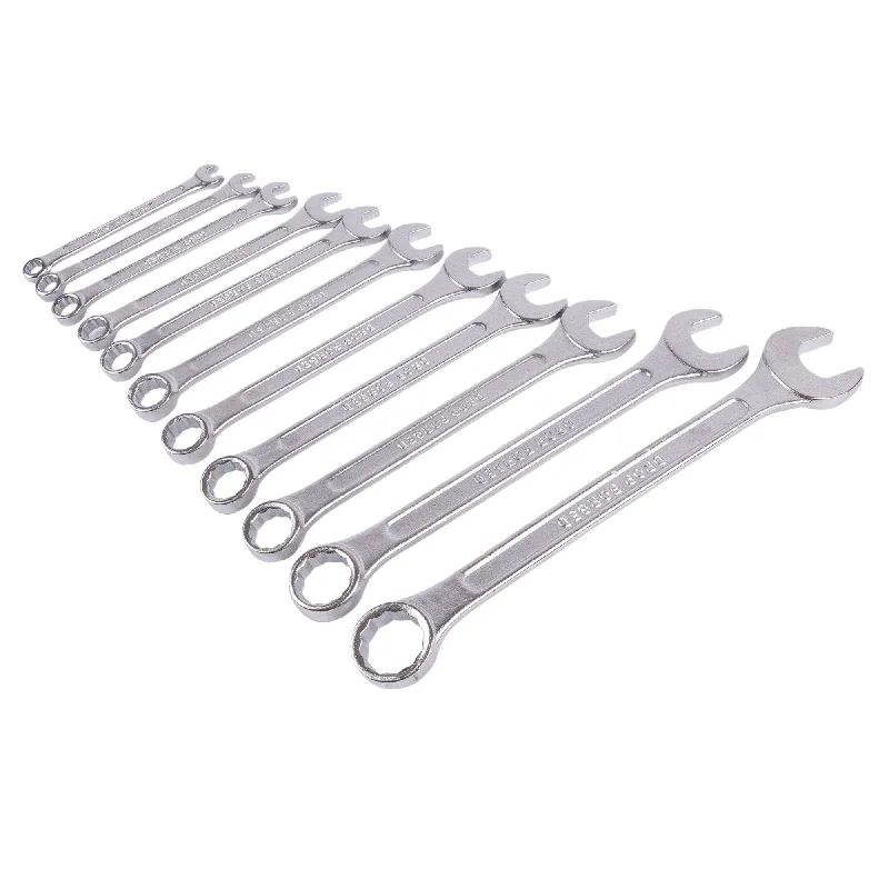 - Summer pet ice mat11pc Carbon Steel Metric Combination Spanner Set - By Blackspur