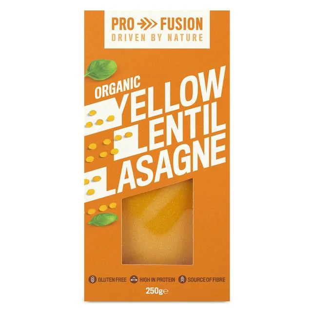 ---Profusion Organic Protein Yellow Lentil Lasagne Sheets   250g