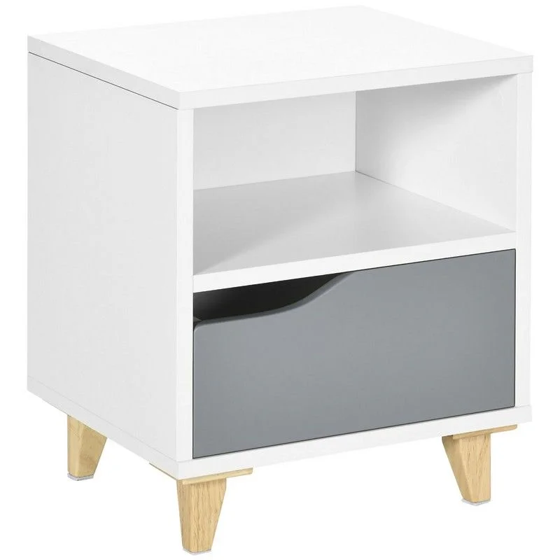 - Pregnant cat delivery room warming boxHomcom Modern Bedside Table