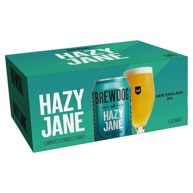 - Natural latex pet mattressBrewDog Hazy Jane   12 x 330ml