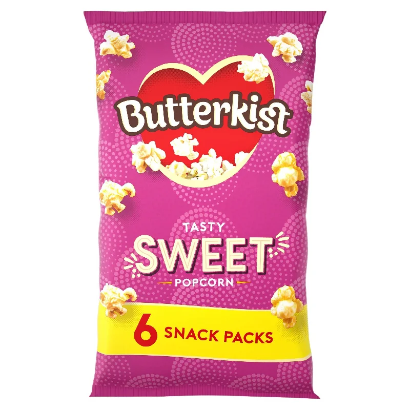 ---Butterkist Popcorn, Sweet Cinema Style 6x12g