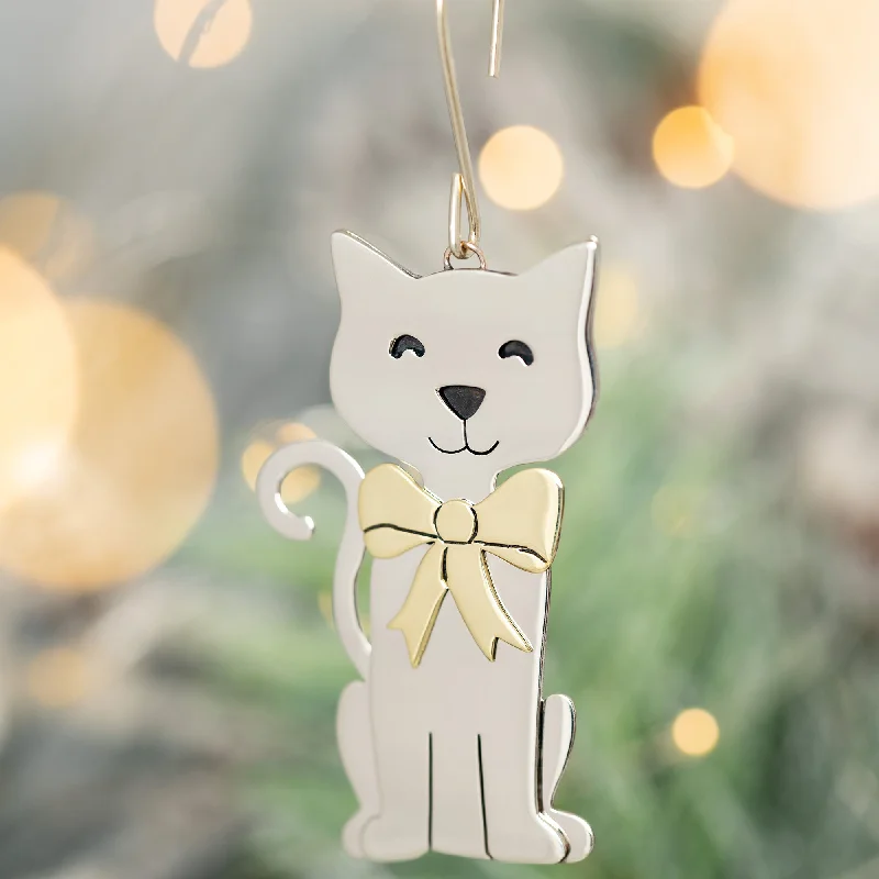 - Winter dog thick down jacketPerfect Gift Cat Mixed Metal Ornament