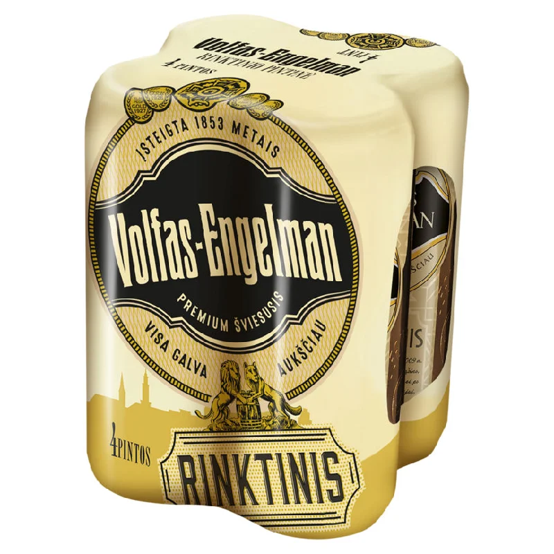 ---Volfas Engelman Rinktinis Premium Lager 4 x 1 Pint/568ml