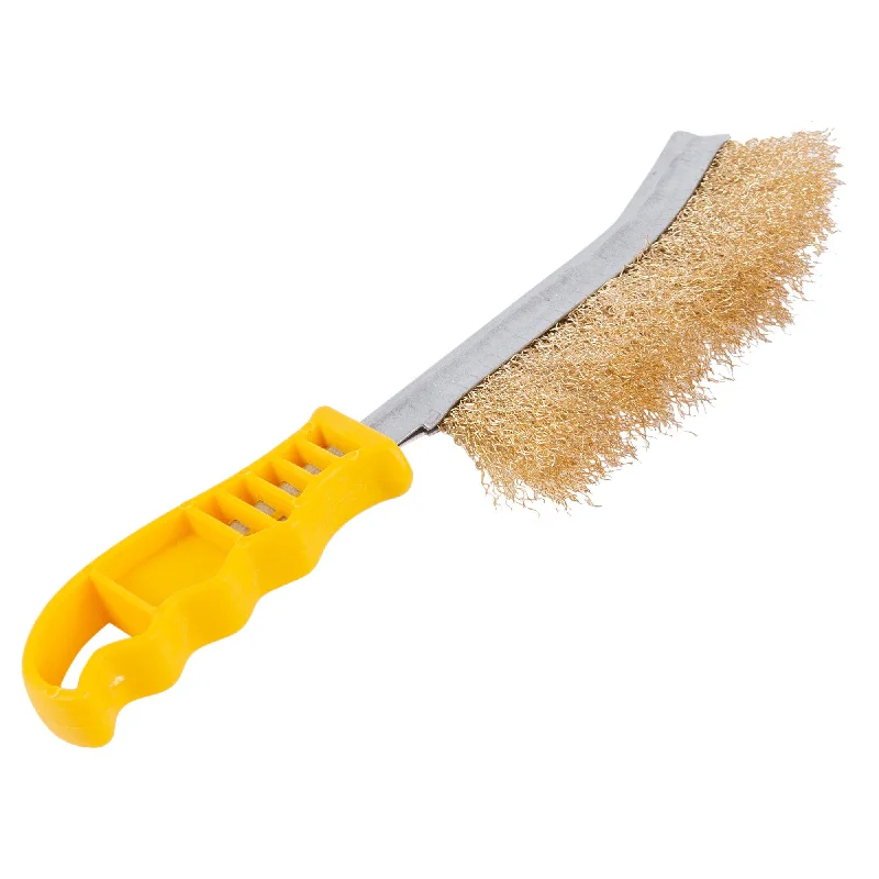 - Deodorizing cat litter tofu litterYellow 32.5cm Brass-Coated Multipurpose Steel Wire Brush - By Blackspur