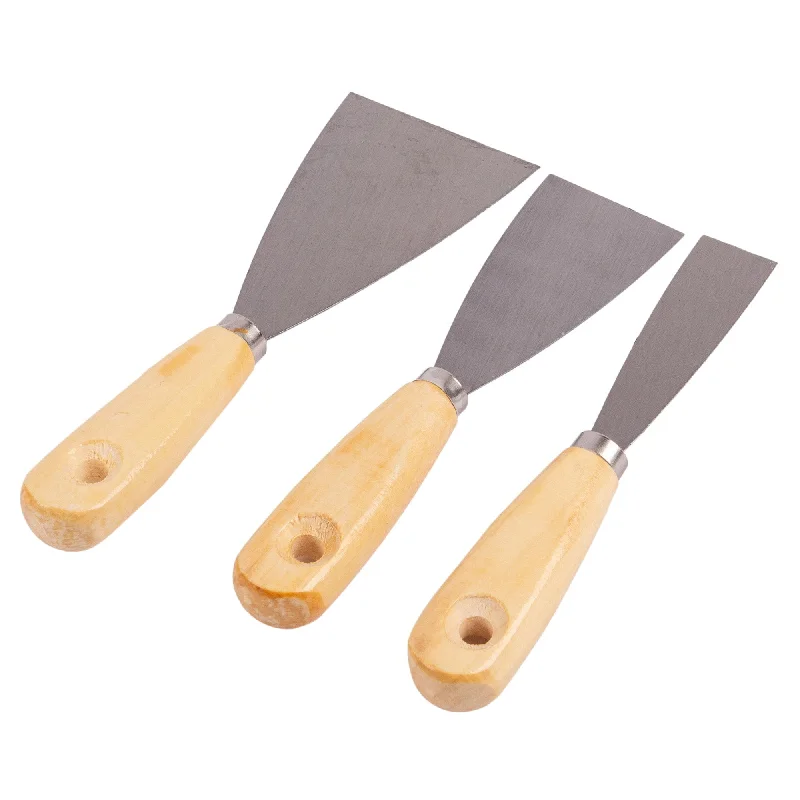 - Deodorizing cat litter tofu litter3pc Brown Carbon Steel Scraper Set - 3 Sizes - By Blackspur