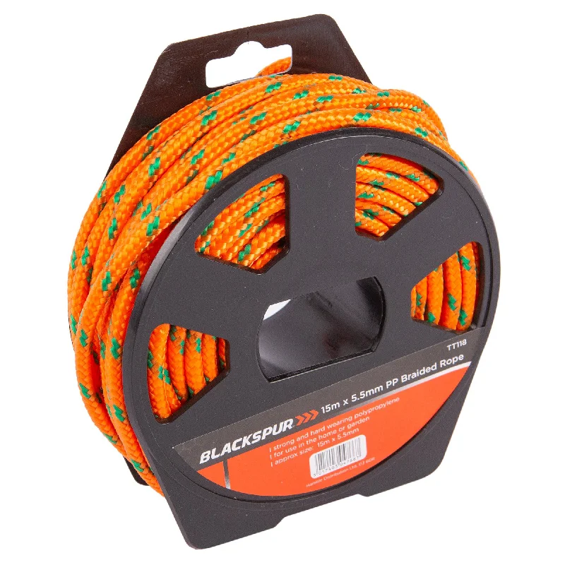 - Pet tear stain cleaning wipesOrange 15m Polypropylene Braided Rope on Reel - By Blackspur