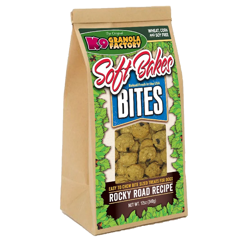 - Food for small dogsK9 Granola Factory Soft Bakes Bites, Rocky Road Recipe Dog Treats