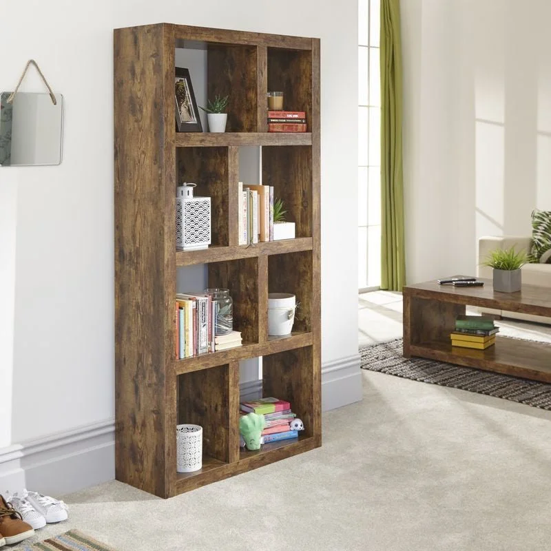 - Natural latex pet mattressJakarta Tall Bookcase Brown 8 Shelves