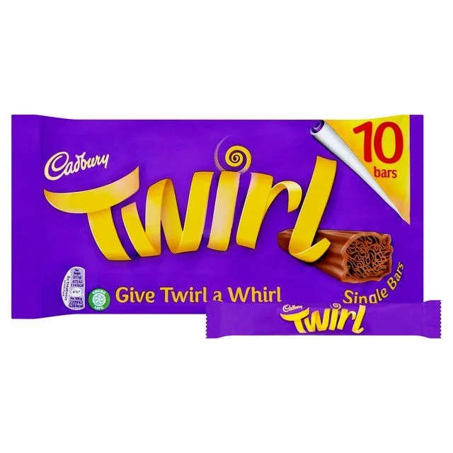 - Automatic temperature adjustment cat bedCadbury Twirl Chocolate Bar Multipack    10 x 21.5g