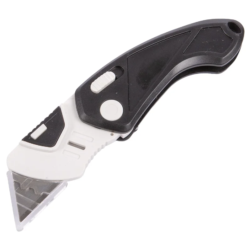 - Parrot climbing and standing wooden frameBlack/White Lock Back Utility Knife - By Blackspur