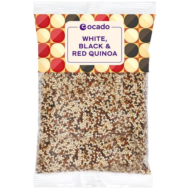 ---Ocado White Black & Red Quinoa   300g