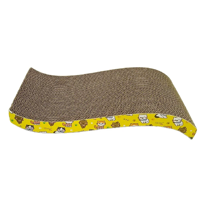 - Pregnant cat delivery room warming boxGoofy Tails Recycled Paper S-Shaped Cat Scratching Pad