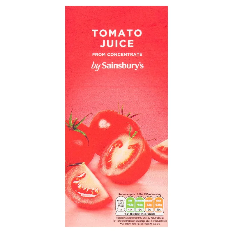 - ​​Christmas pet Christmas clothingSainsbury's Pure Tomato Juice 1L