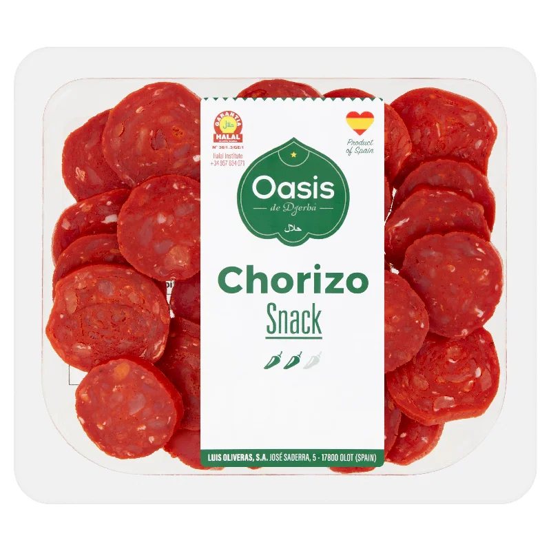 - Foldable and portable cat bagL'oasis Halal Turkey Chorizo Tapas 80g