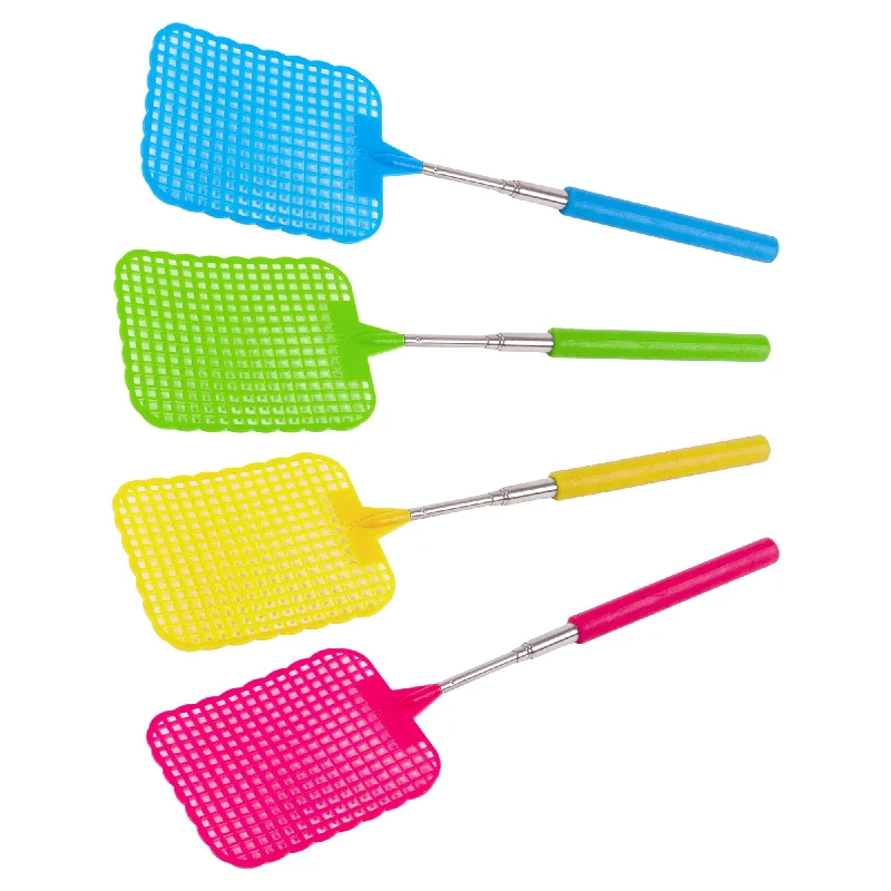  -Splash-proof food bowl AND Anti-choking slow food bowlAssorted Stainless Steel Extendable Fly Swatter - By Ashley