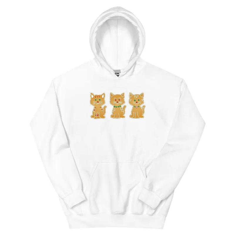 - Automatic temperature adjustment cat bedGingerbread Cats Hoodie