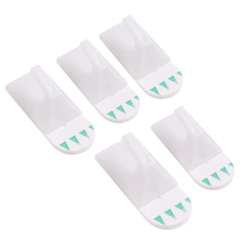 - Pet fence foldable indoorWhite 25mm x 35mm Square Plastic Self-Adhesive Hooks - Pack of 5 - By Ashley