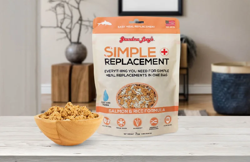 - Dog food recommendations for multi-dog householdsGrandma Lucy's Simple Replacement Salmon & Rice Dog Food