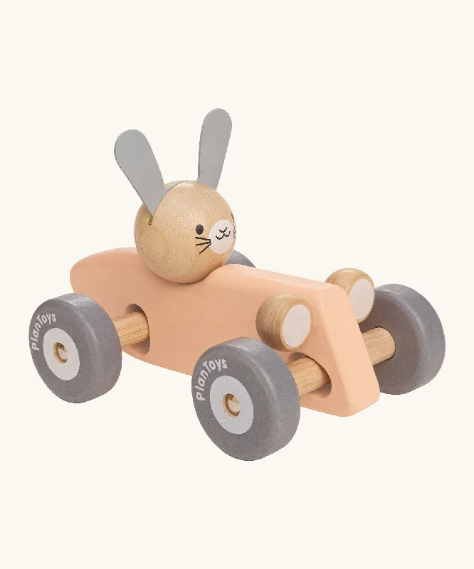 Pet ProductsPlan Toys Bunny Racing Car - Peach