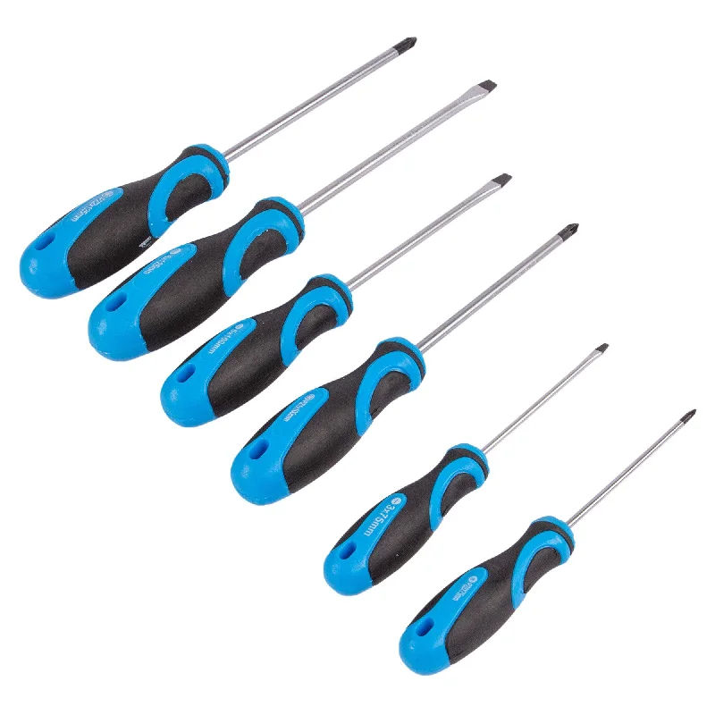  -Splash-proof food bowl AND Anti-choking slow food bowl6pc Blue Magnetic Chrome Vanadium Pozidriv Screwdriver Set - By Pro User