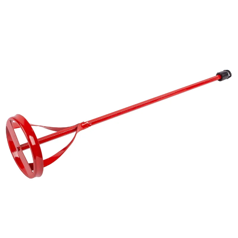 ---Red 8cm x 40cm x 6.8mm Metal Paint Mixer - By Blackspur