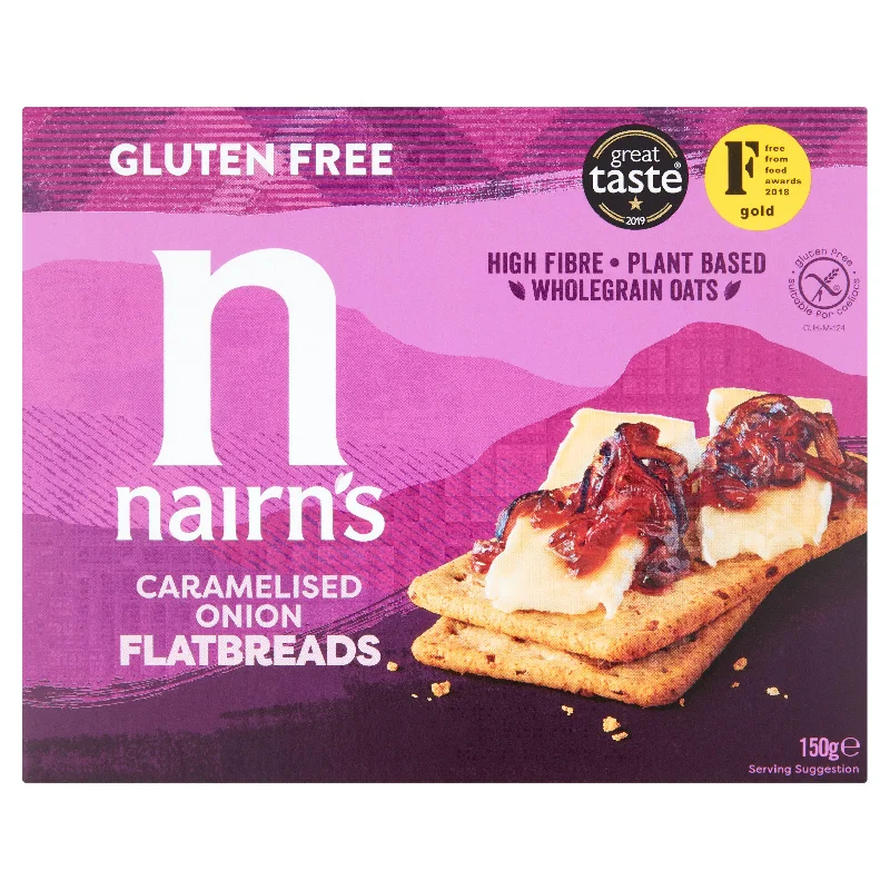 - Automatic temperature adjustment cat bedNairn's Gluten Free Flatbreads Caramelised Onion 150g