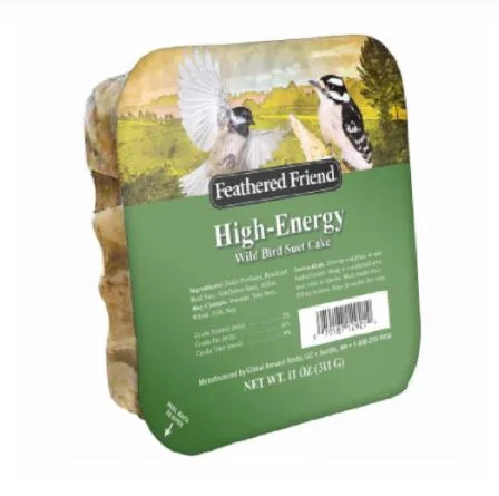 ---Global Harvest Foods Feathered Friend High-Energy Wild Birds Suet Cake