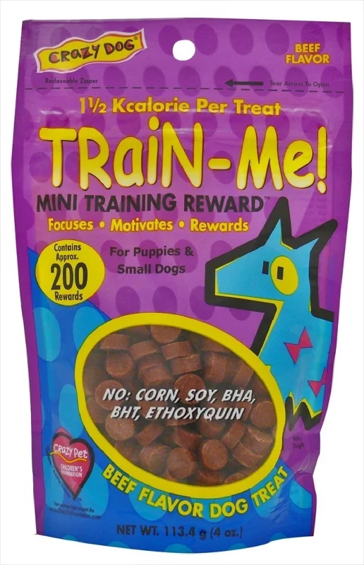 - Postoperative pet anti-licking Elizabethan collarCrazy Dog Train-Me! Mini Soft & Chewy Beef Dog Treats