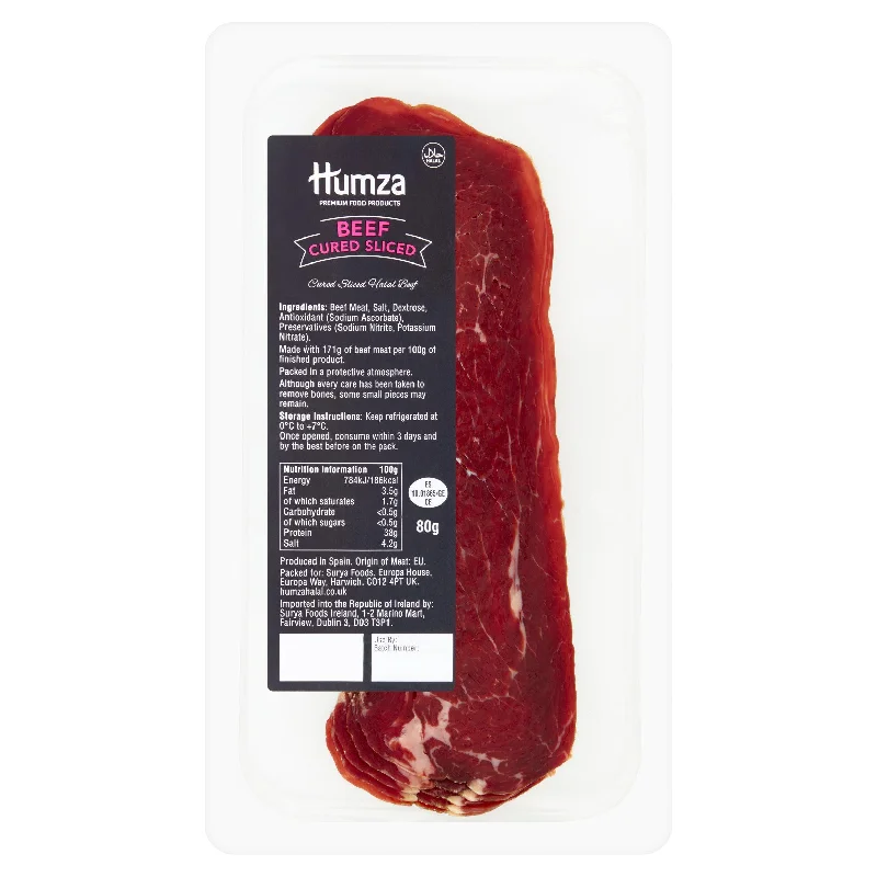 - Car dog seat beltHumza Beef Cured Sliced 80g