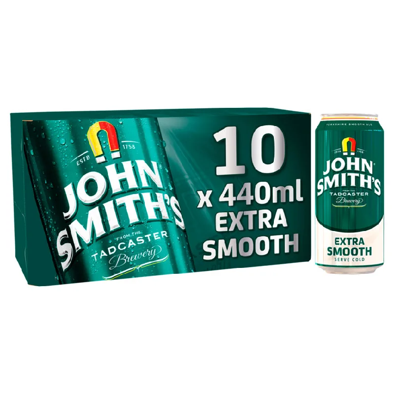 - ​​Christmas pet Christmas clothingJohn Smith's 10 Extra Smooth Cans 440ml