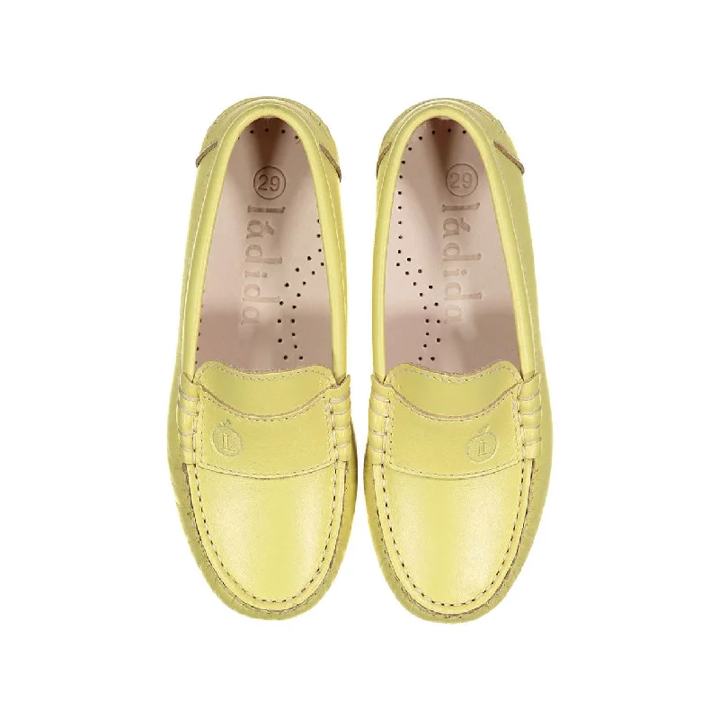 - Organic cotton dog bibsLadida Lemon Leather Loafer