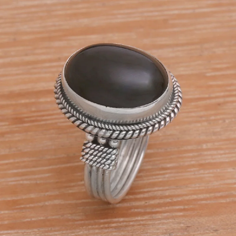 - Degradable pet feces bagCaptivating Onyx and Sterling Silver Cocktail Ring Handmade in Bali