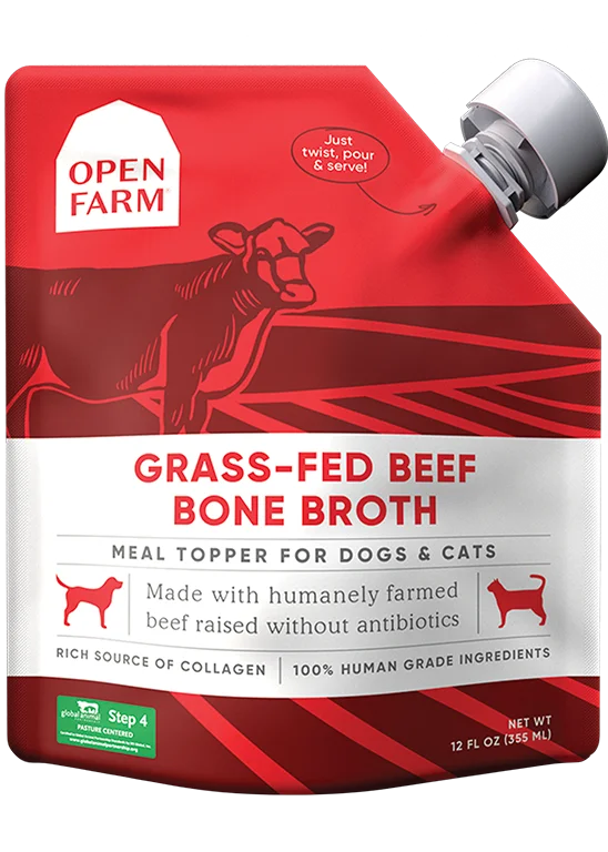 - Organic cotton dog bibsGrass-Fed Beef Bone Broth for Dogs - 12oz