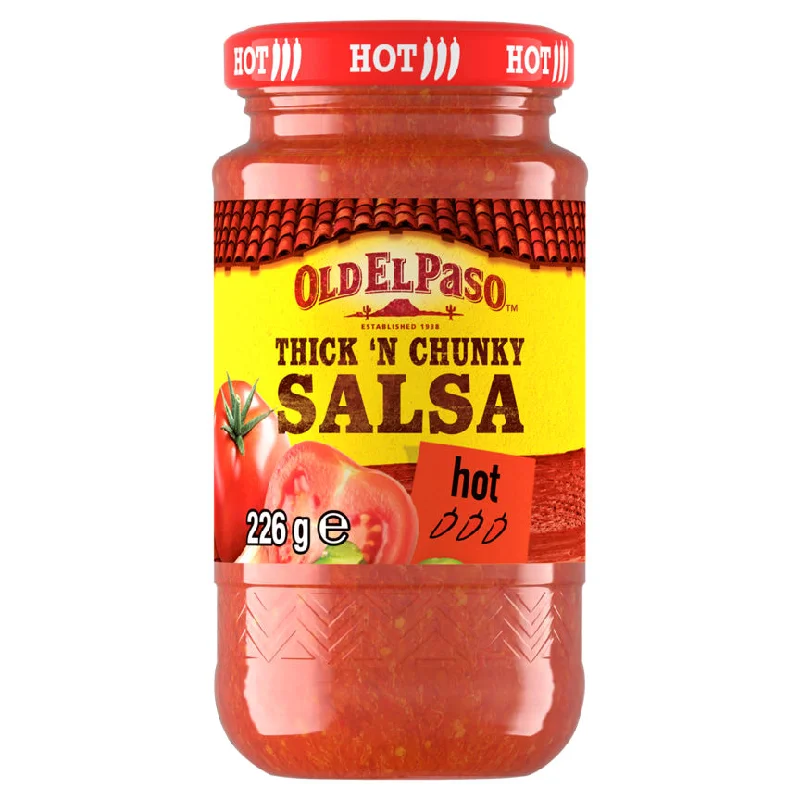  -Splash-proof food bowl AND Anti-choking slow food bowlOld El Paso Mexican Thick 'N' Chunky Hot Salsa