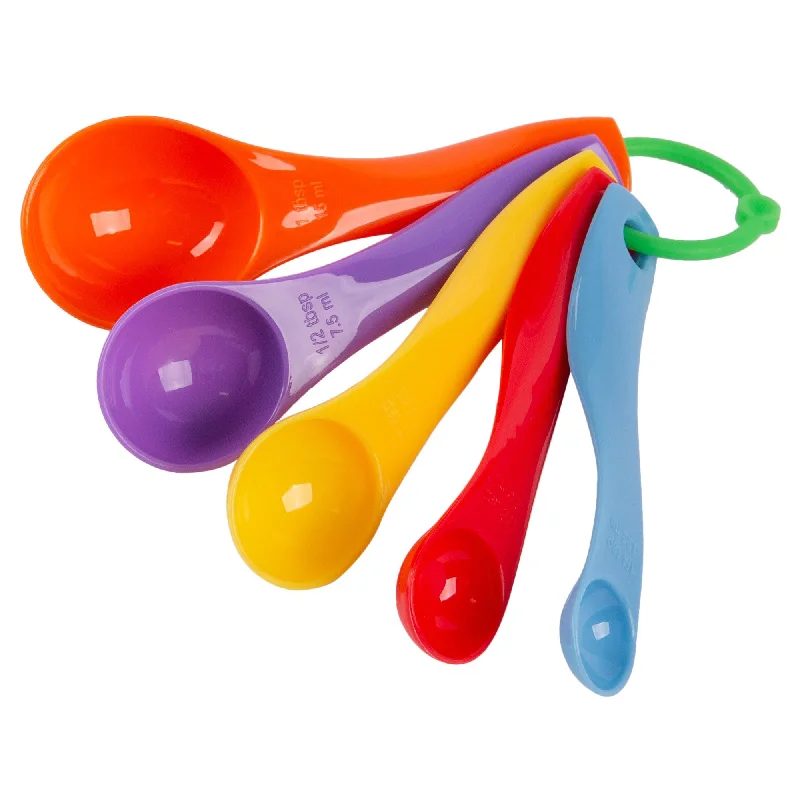  -Non-contact cat thermometer5pc Multicolour Polypropylene Measuring Spoons Set - By Ashley