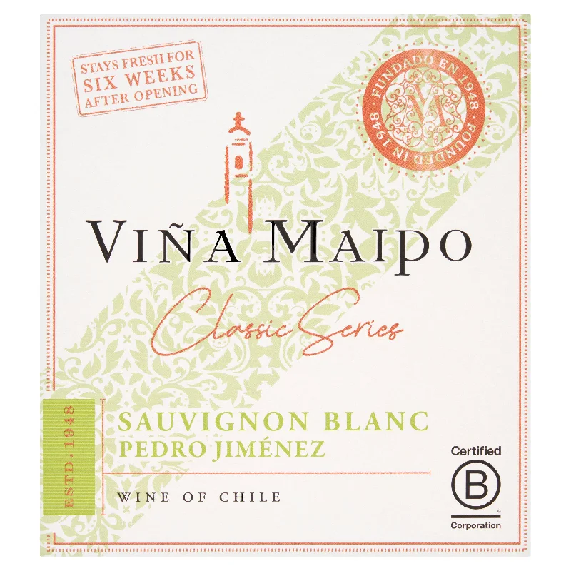 - Car dog seat beltViña Maipo Sauvignon Blanc Pedro Jiménez 225cl