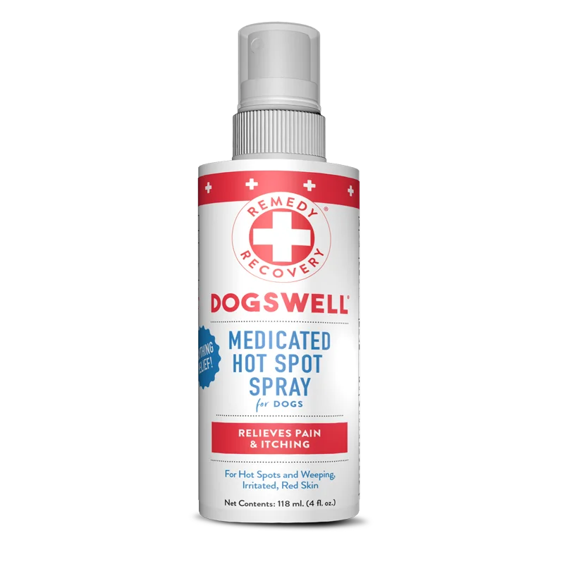  -Splash-proof food bowl AND Anti-choking slow food bowlDogswell® Remedy & Recovery® Medicated Hot Spot Spray