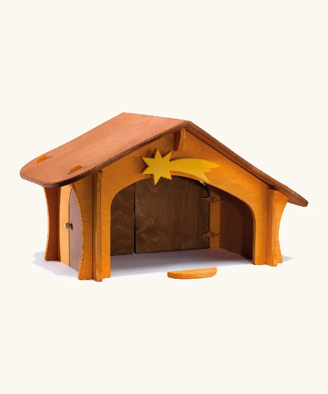 - Air box TSA certified check-inOstheimer Nativity Stable With Star & Bird Perch