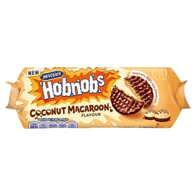 Pet ProductsMcVitie's Hobnobs Chocolate Coconut Macaroon Biscuits   262g