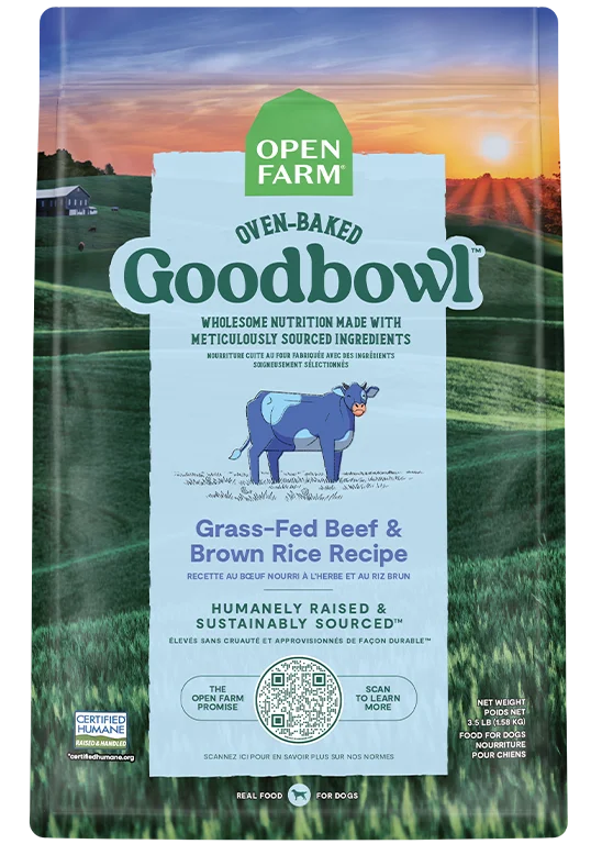 - Organic cotton dog bibsGoodbowl Grass-Fed Beef & Brown Rice Recipe for Dogs - (3.5LB & 22LB)