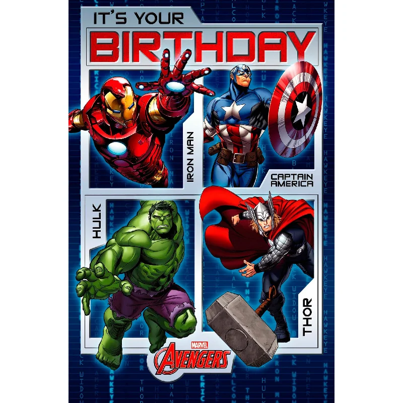  -Anti-slip claw protection raincoat FOR dogsCarlton Happy Birthday Card Disney Marvel Avengers Greeting Card