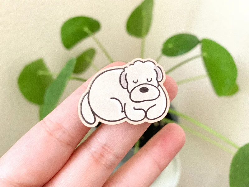 - Dog anti-slip matSleepy Dog Wooden Pin