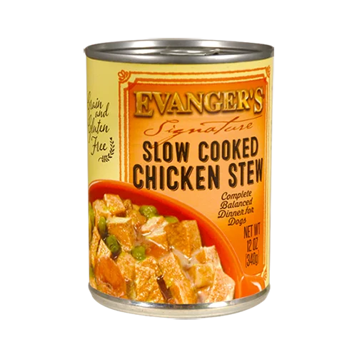 - Winter warm clothes for short-haired dogsEvanger's Signature Series Slow Cooked Chicken Stew Dog Food