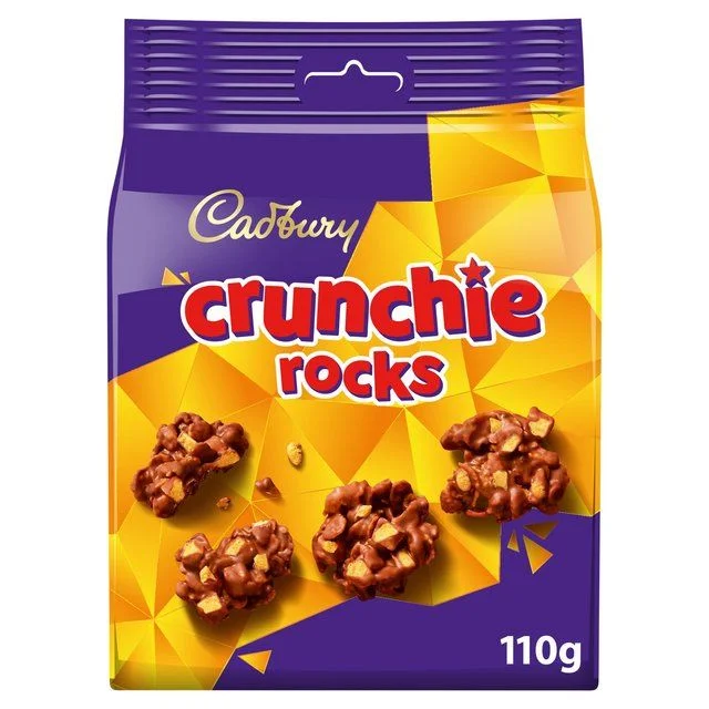 - Air box TSA certified check-inCadbury Crunchie Rocks Chocolate Bag   110g