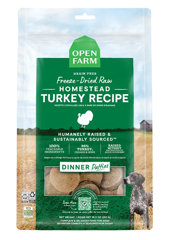 - Remote interactive pet feederHomestead Turkey Freeze Dried Raw Patties for Dogs - 17.5oz